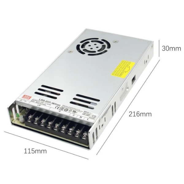 Блок живлення Mean Well 350W 48V (LRS-350-48)