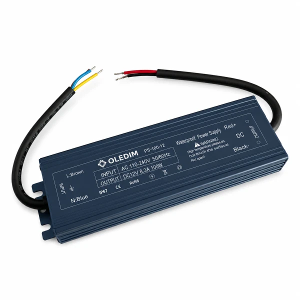 Блок живлення OLEDIM IP67 PS-100-12V 8.3A 100W