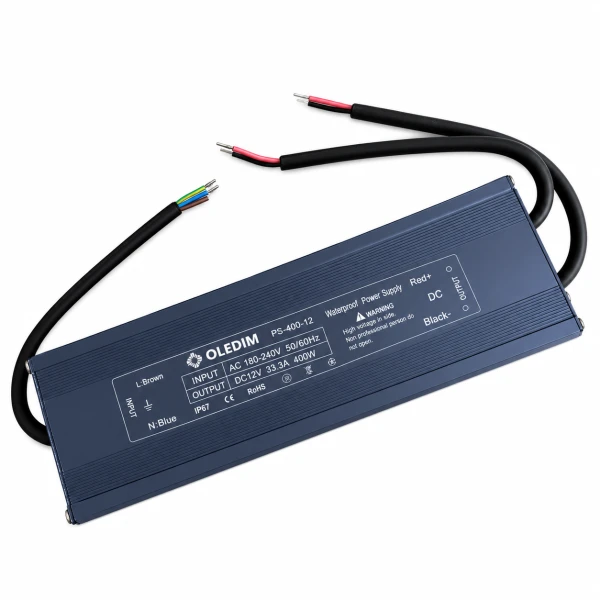 Блок живлення OLEDIM IP67 PS-400-12V 33.3A 400W